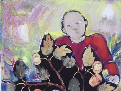 Jacqueline Jacquier (1930-2020) : Homme aux...