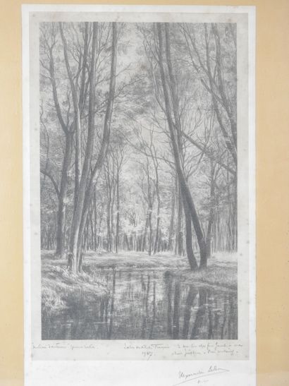 Alexandre Félix LELEU (1871-1937). Matinée...