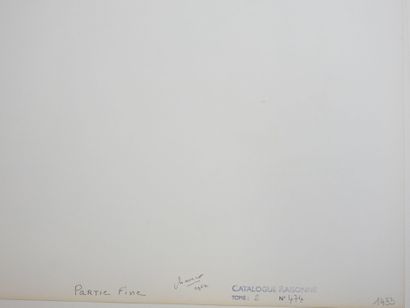 Roland CHANCO (1914-2017): Partie fine. Dessin...