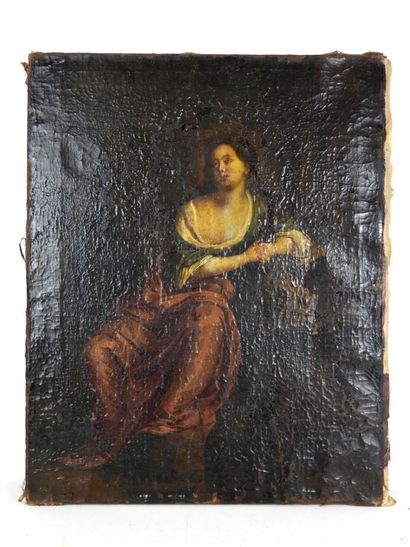 18th century FRENCH SCHOOL: Sainte pénitente....