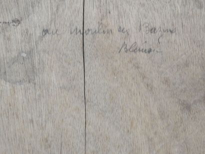 M. MILLET (XXe). Au moulin des Bazins, Bleneau....