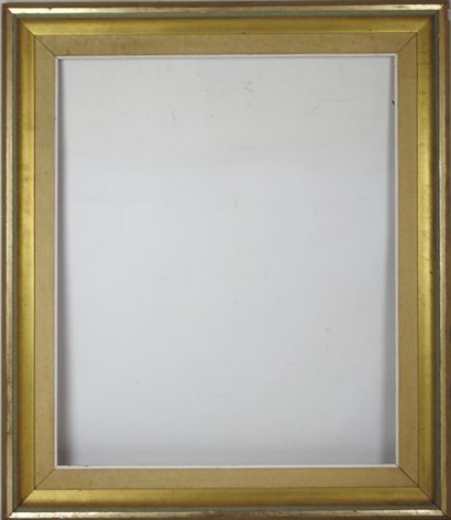 Gilded wood frame. 71 x 59.5 - 90.5 x 78...
