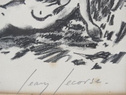 Jean LECORSE (XXe). Le rêve. Estampe. Épreuve...
