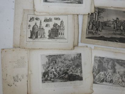 ENV. 30 GRAVURES : dont phrénologie physiognomie...