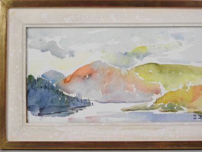 Jacques BOUILHAC (born 1927): The lake at...