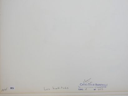 Roland CHANCO (1914-2017): Les Habitués....