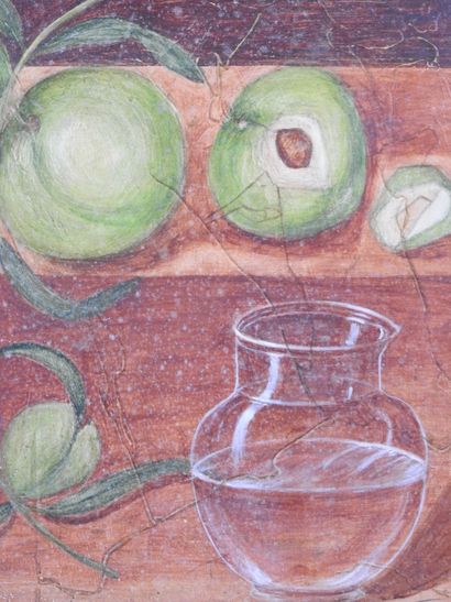 20th century FRENCH school. Still life with...