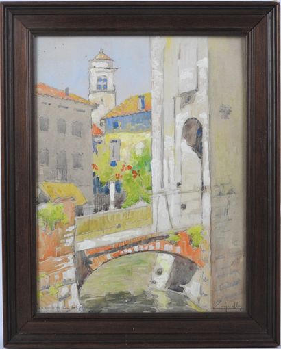 Ecole FRANCAISE du XXème siècle. Sirmione...