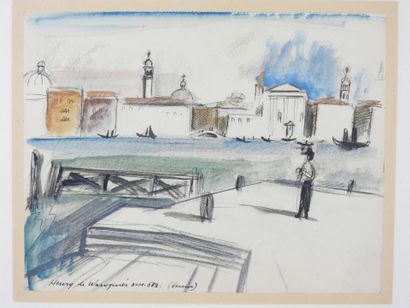 Henry DE WAROQUIER (1881-1970) : Venise....