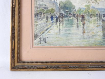 René LEVERD (1872-1938) : Vue du Grand Palais...