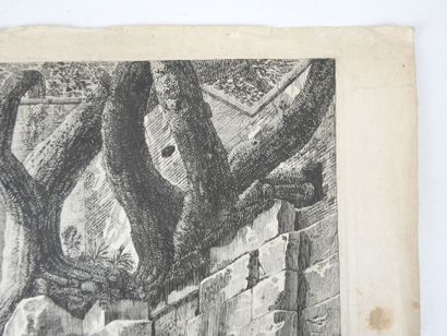 Luigi ROSSINI (1790-1857), d'après. Veduta...