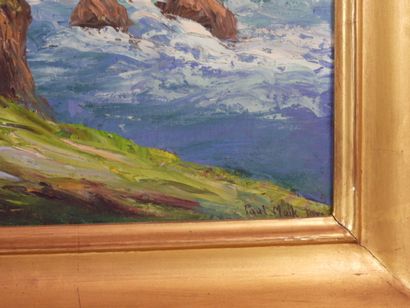 Paul MAIK (1894-1985) : Paysage méditerranéen....