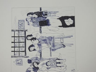 Roland CHANCO (1914-2017): Séance de Dessin....