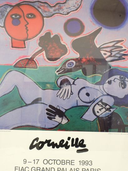 AFFICHE d'EXPOSITION - CORNEILLE (1922-2010)...
