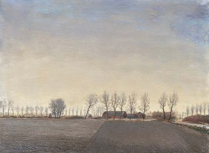 FRANS VAN DE WINKEL (1923-1987) : Huile sur...