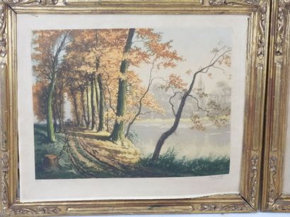 Francis ROTH (1883-1932) : Paysages. Deux...