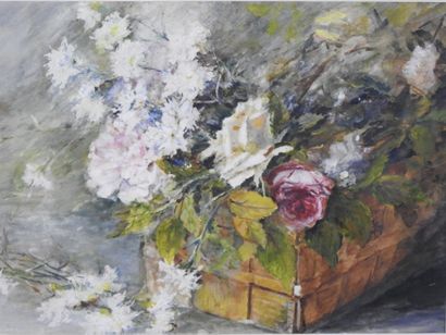 20th century FRENCH school. Bunch of flowers....