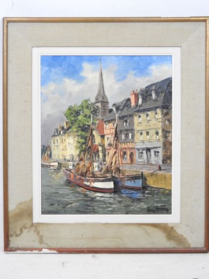 Adrien DE CHANTELOUP (1907-1988). Voiliers...
