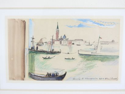 Henry DE WAROQUIER (1881-1970) : Venise....