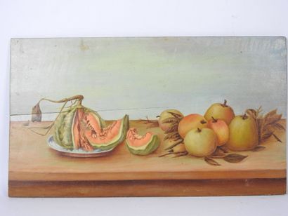 20th century FRENCH school. Landscape with...