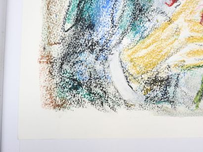 Roland CHANCO (1914-2017): Clown à la Fleur....