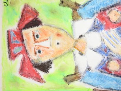 Roland CHANCO (1914-2017): Valentine. Dessin...