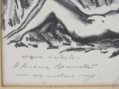Jean LECORSE (XXe). Le rêve. Estampe. Épreuve...