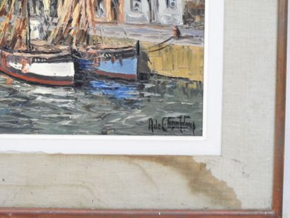 Adrien DE CHANTELOUP (1907-1988). Voiliers...