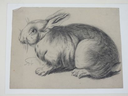 TROIS DESSINS au crayon graphite représentant...