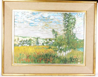 Claude MONET (1840-1926), d'après : Paysage....