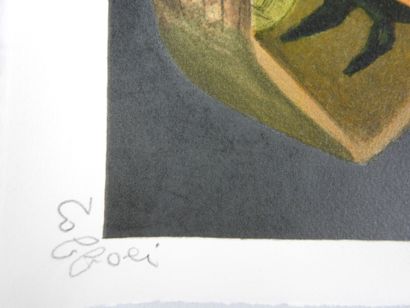 Louis TOFFOLI (1907-1999) : Maternité. Lithographie....
