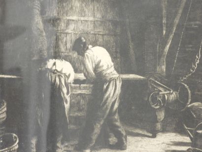 Stavros HOMERE (XIX-XX): Craftsmen. Print....
