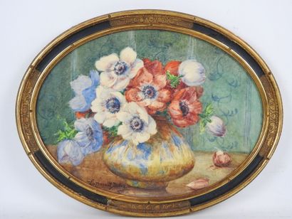 Paul de LAPPARENT (1869- ?). Bunch of flowers....