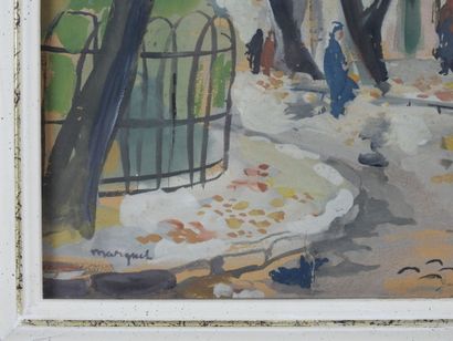 Ecole FRANCAISE du XXème siècle : Square...