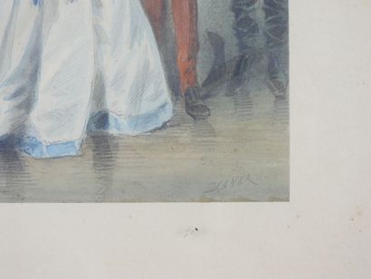 Jules Renard DRANER (1833-1926) : Caricatured...