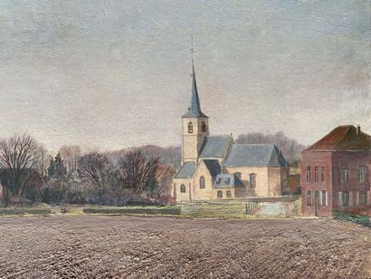 FRANS VAN DE WINKEL (1923-1987) : Village...