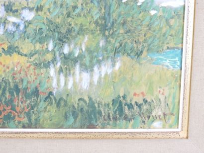 Claude MONET (1840-1926), d'après : Paysage....