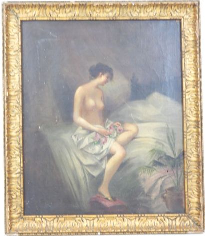 Ecole FRANCAISE du XIXème siècle : Jeune...