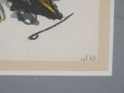 20th century school. Abstract composition....