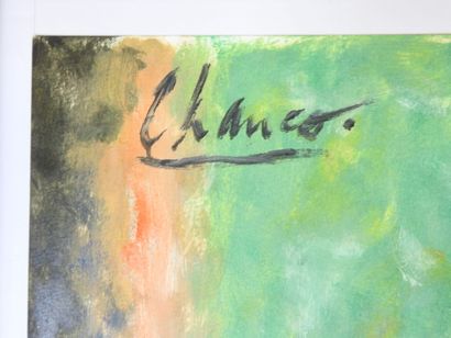 Roland CHANCO (1914-2017): Marjorie. Huile...