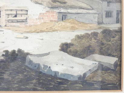 Copley FIELDING (1787-1855): View of farm....