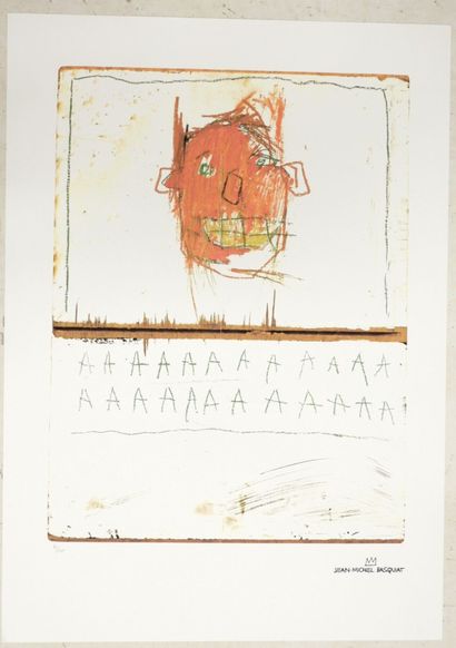 Jean-Michel BASQUIAT (1960 - 1988) d'après....