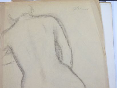 Roland CHANCO (1914-2017): Nu au Fauteuil....
