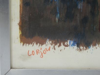 Bernard LORJOU (1908-1986) : L'arlequin au...