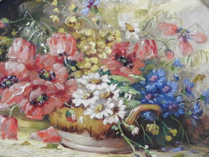 Louis LARTIGAU (Late XIX-XX). Still life...