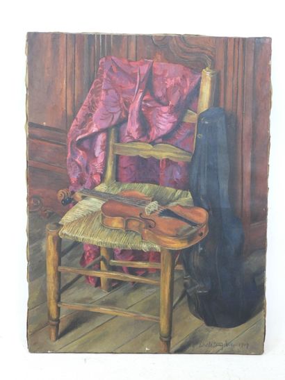 Germain DELATOUSCHE (1898-1966) : Le vieux...