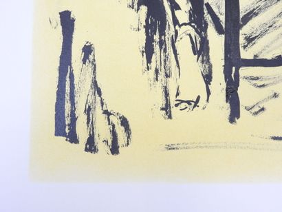 Roland CHANCO (1914-2017): Nu à califourchon....