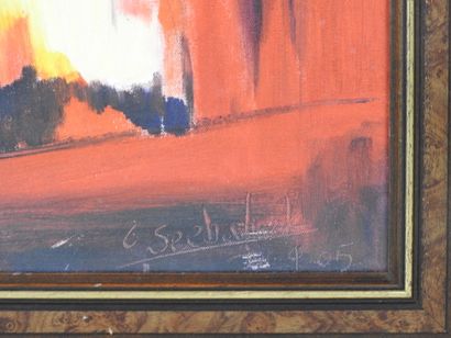 C. SEEBALUCK (XX-XXIth). Abstract composition....