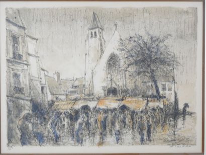 Aimé Daniel STEINLEN (1923-1996) : View of...