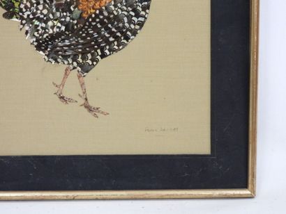 FRANK DAUMAS : Coq. Technique mixte dont...